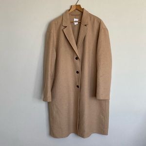 Gap Oversized Longline Wool-Blend Coat